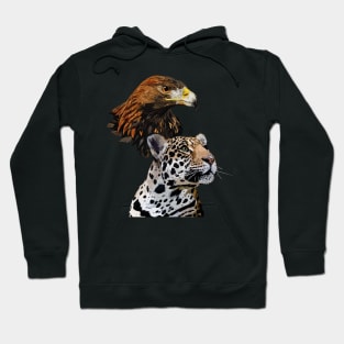 Golden Eagle and Jaguar Hoodie